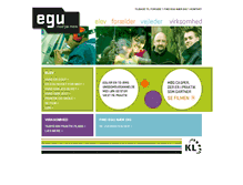 Tablet Screenshot of egu.dk